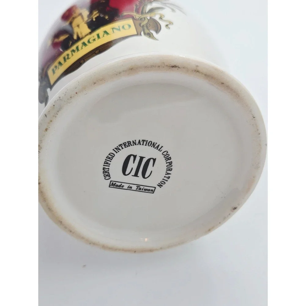 Certified International Italia Classico Parmagiano Cheese Ceramic Shaker 5 Inch